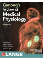 Ganong's Review of Medical Physiology, Twenty sixth Edition